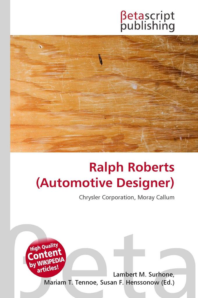 Ralph Roberts (Automotive Designer)