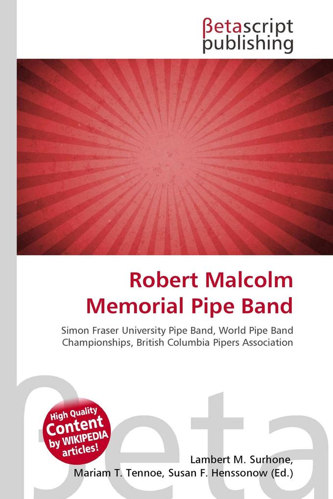 Robert Malcolm Memorial Pipe Band