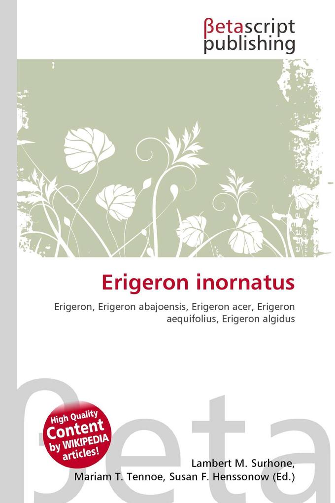 Erigeron inornatus