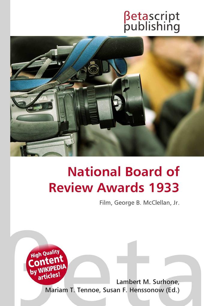 National Board of Review Awards 1933