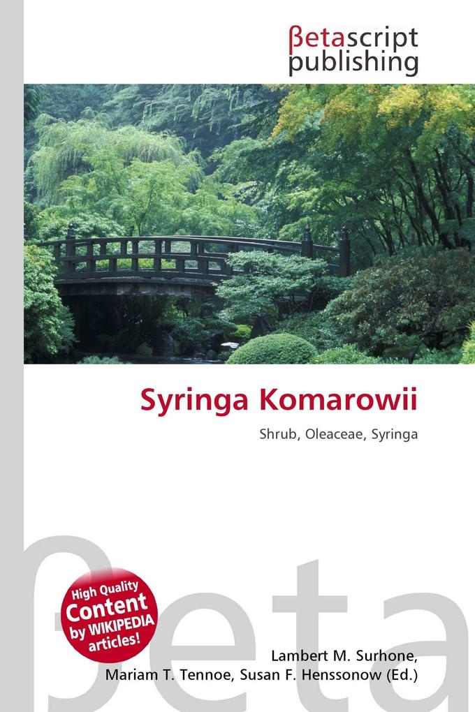Syringa Komarowii