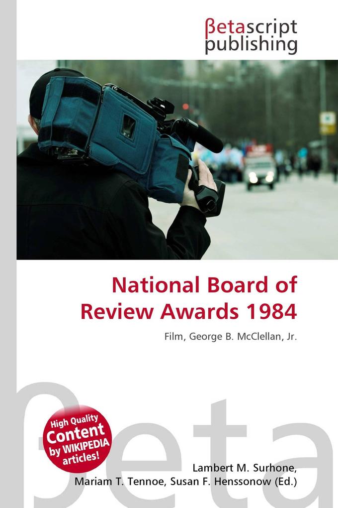 National Board of Review Awards 1984