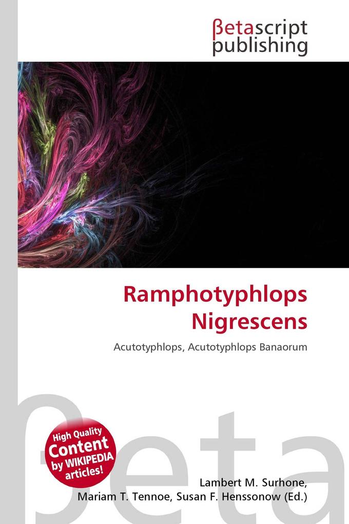 Ramphotyphlops Nigrescens