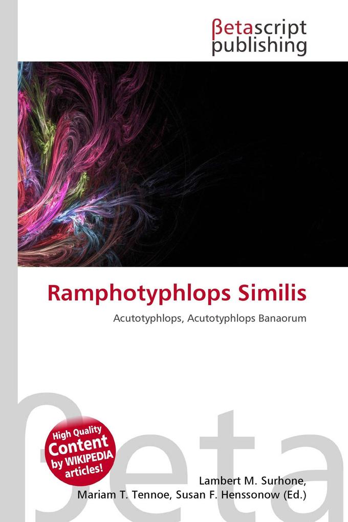 Ramphotyphlops Similis
