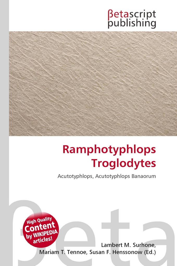 Ramphotyphlops Troglodytes