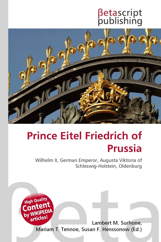 Prince Eitel Friedrich of Prussia