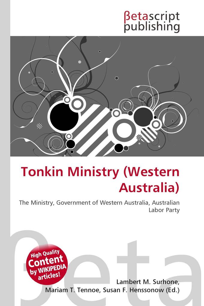 Tonkin Ministry (Western Australia)
