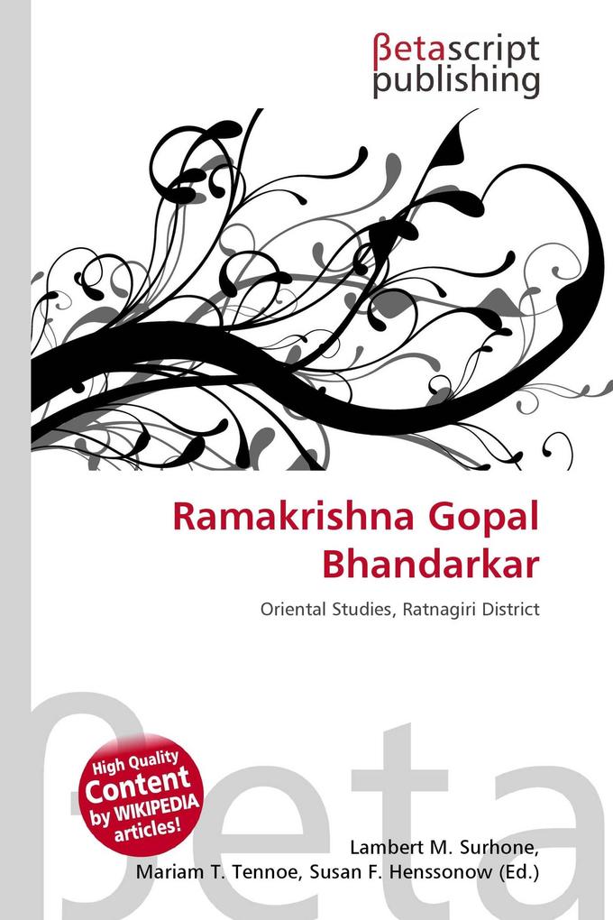 Ramakrishna Gopal Bhandarkar