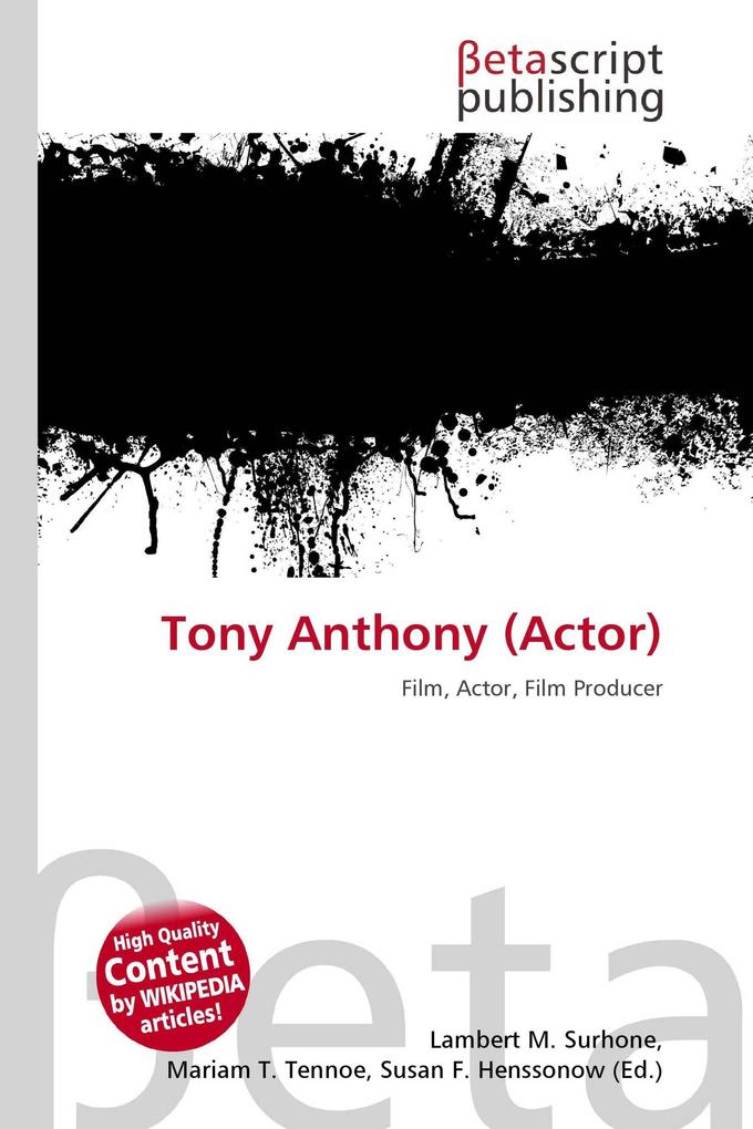 Tony Anthony (Actor)