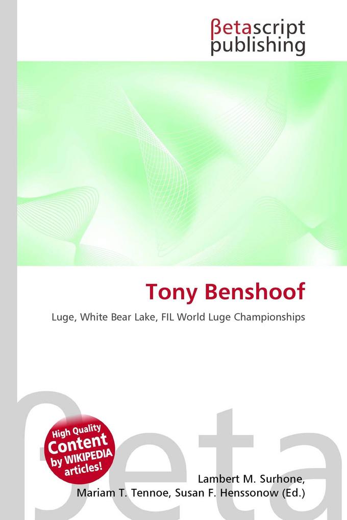 Tony Benshoof