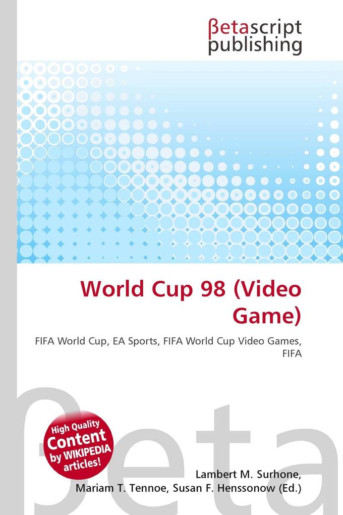 World Cup 98 (Video Game)