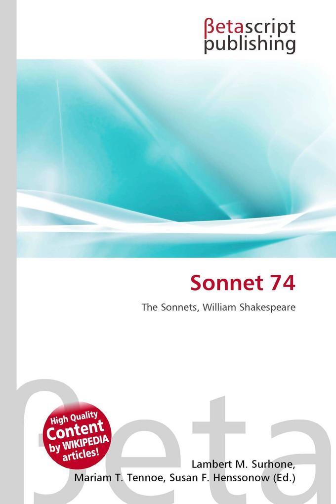 Sonnet 74