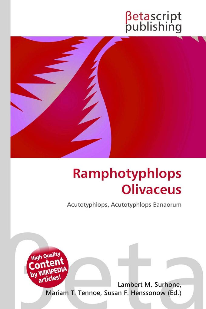 Ramphotyphlops Olivaceus