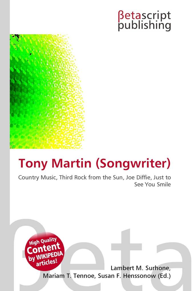 Tony Martin (Songwriter)