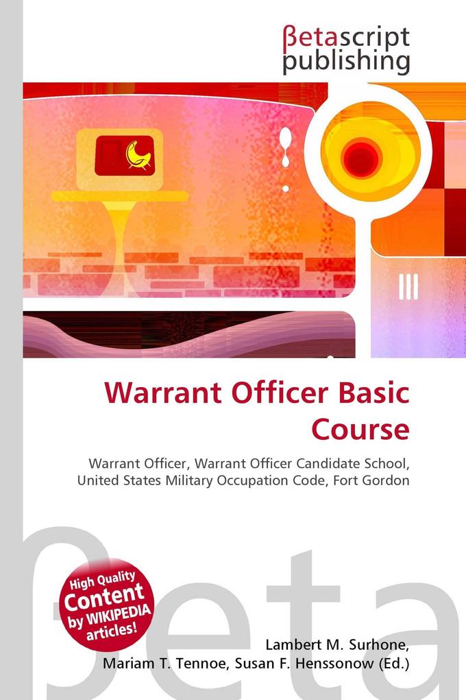 Warrant Officer Basic Course