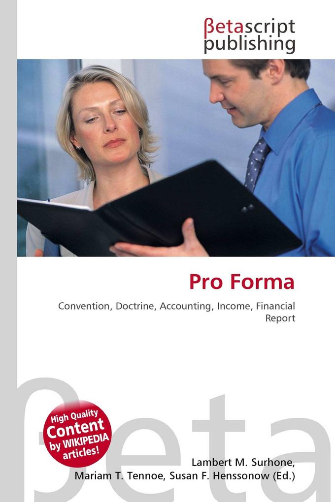 Pro Forma