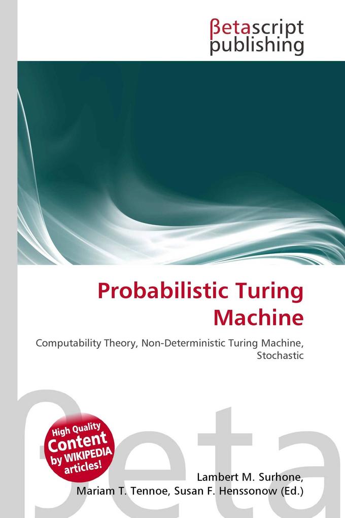 Probabilistic Turing Machine