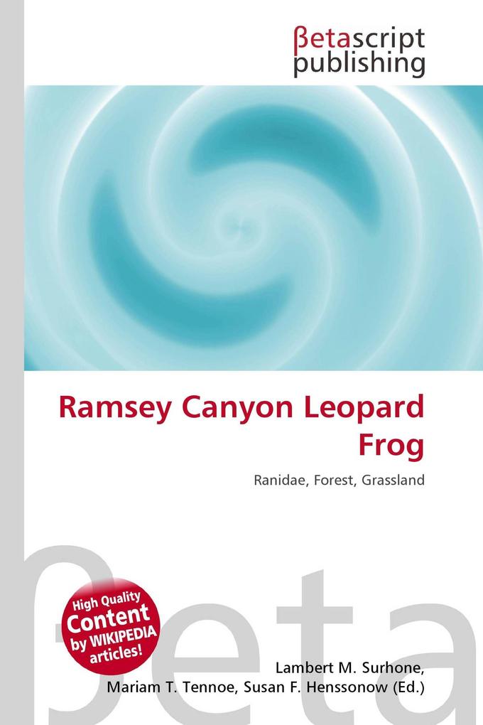 Ramsey Canyon Leopard Frog