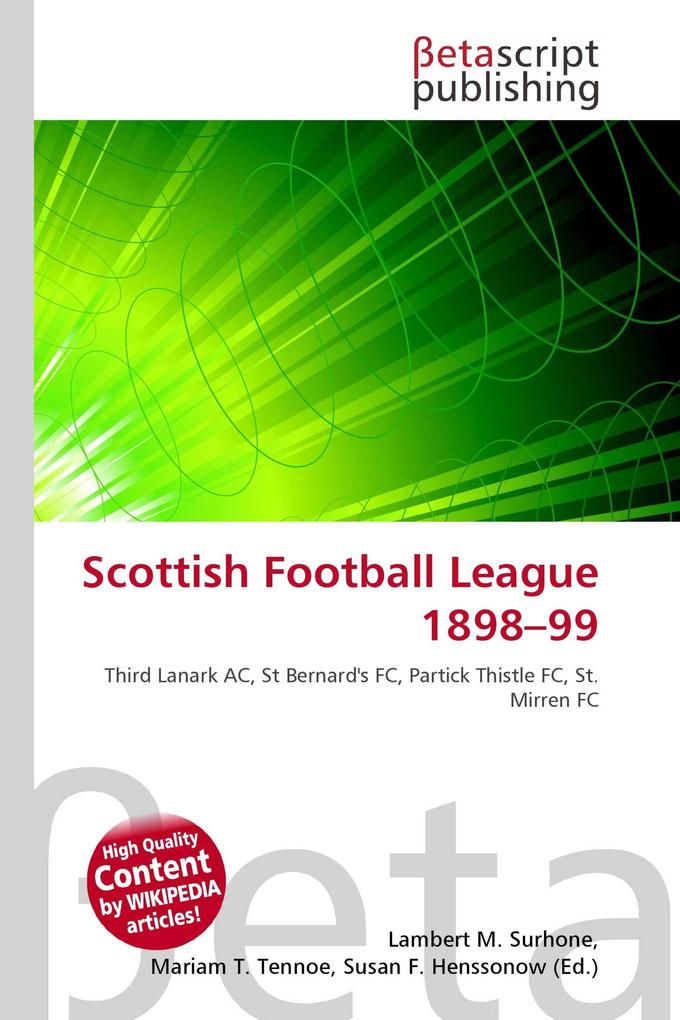 Scottish Football League 1898-99