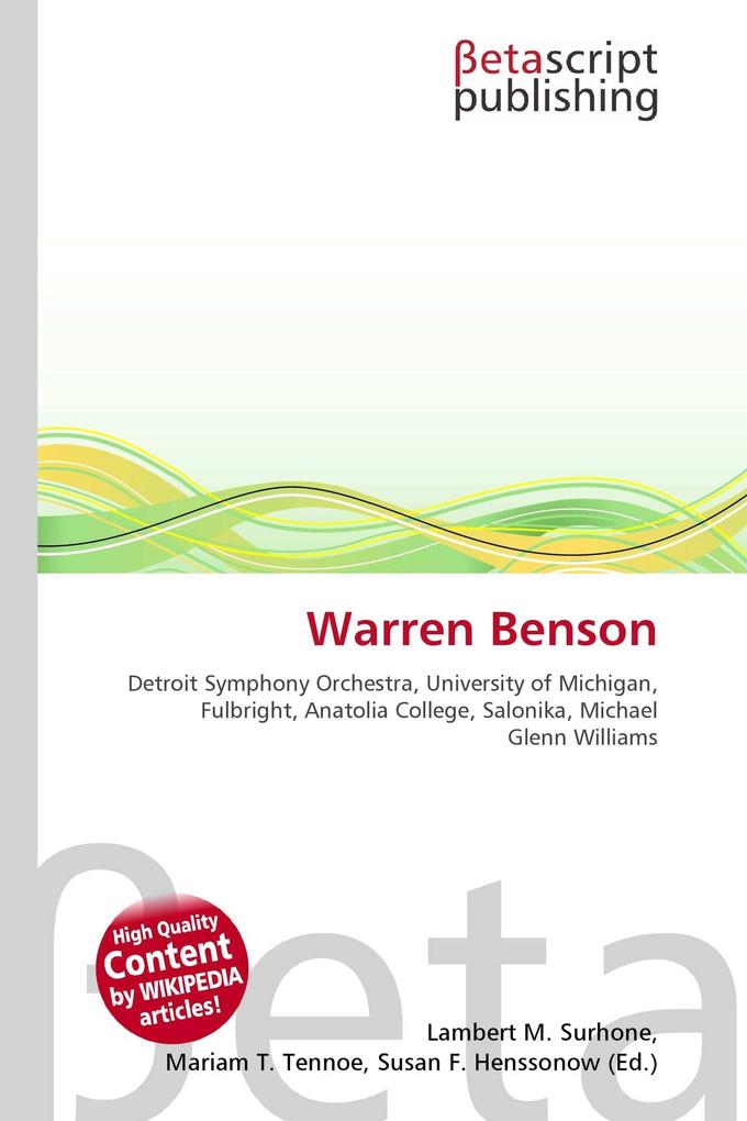 Warren Benson
