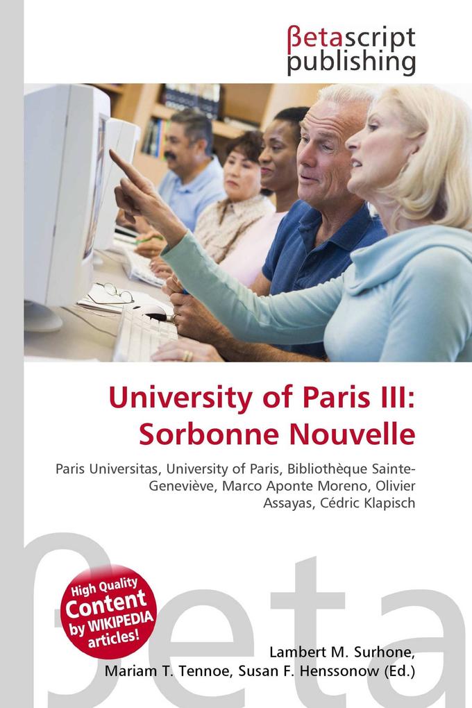 University of Paris III: Sorbonne Nouvelle