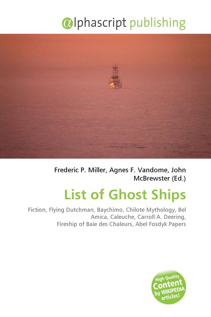 List of Ghost Ships