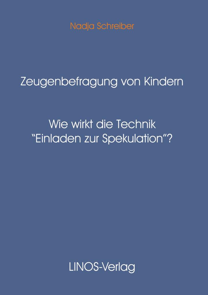 Zeugenbefragung von Kindern