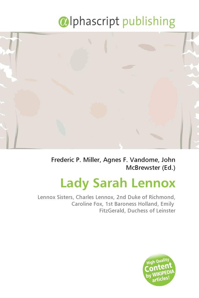 Lady Sarah Lennox