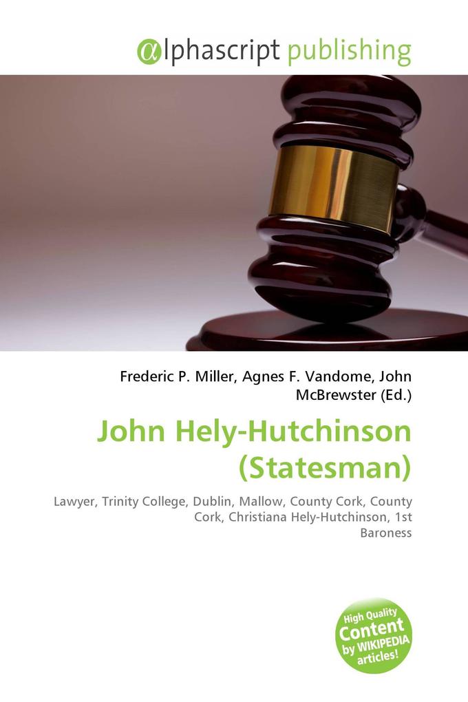 John Hely-Hutchinson (Statesman)
