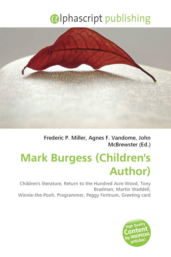 Mark Burgess (Children's Author)