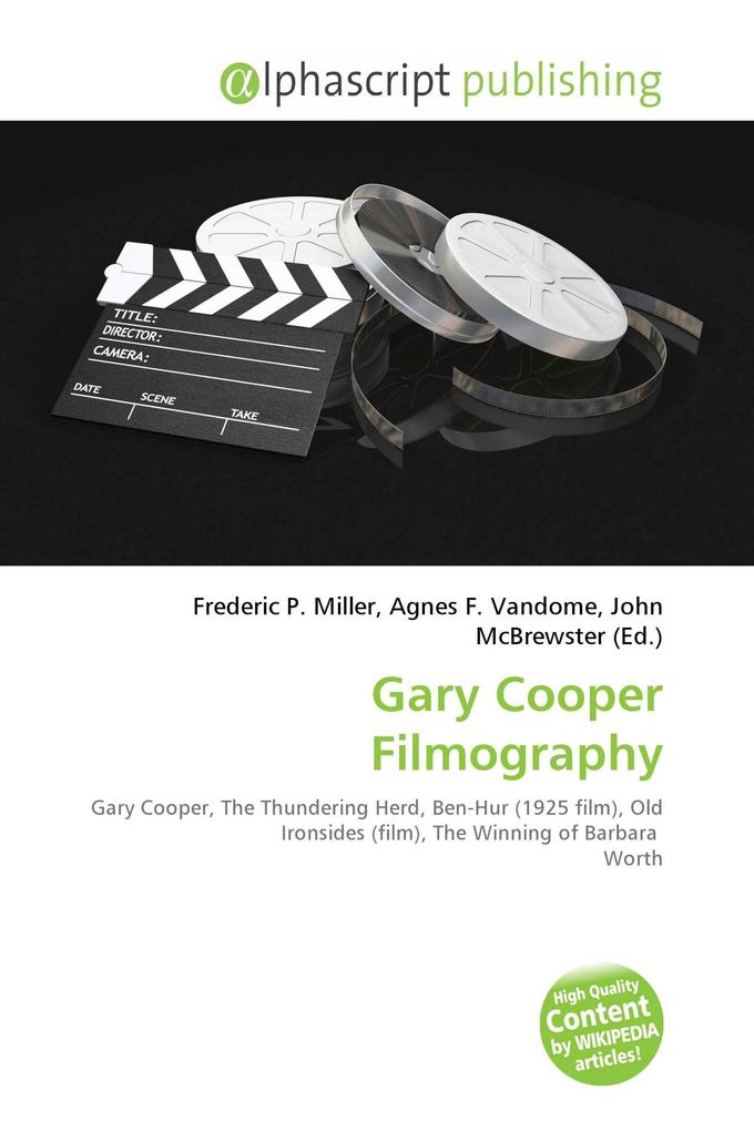 Gary Cooper Filmography