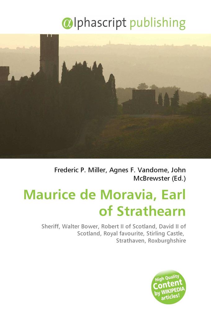 Maurice de Moravia Earl of Strathearn