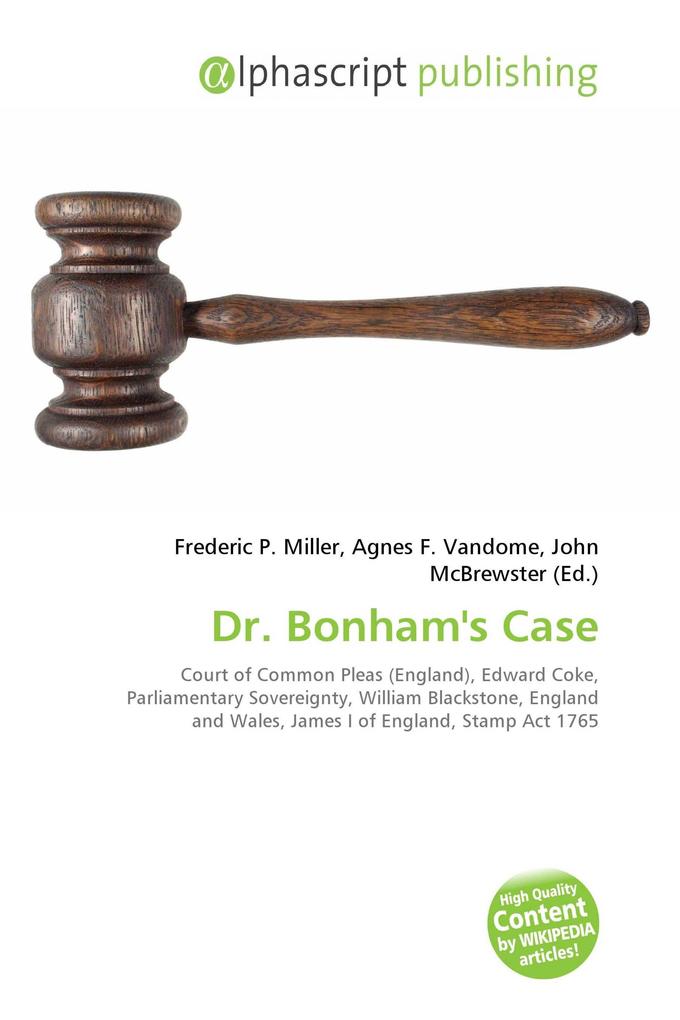 Dr. Bonham's Case