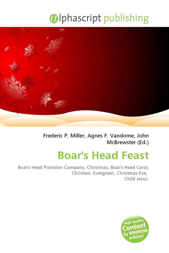 Boar's Head Feast
