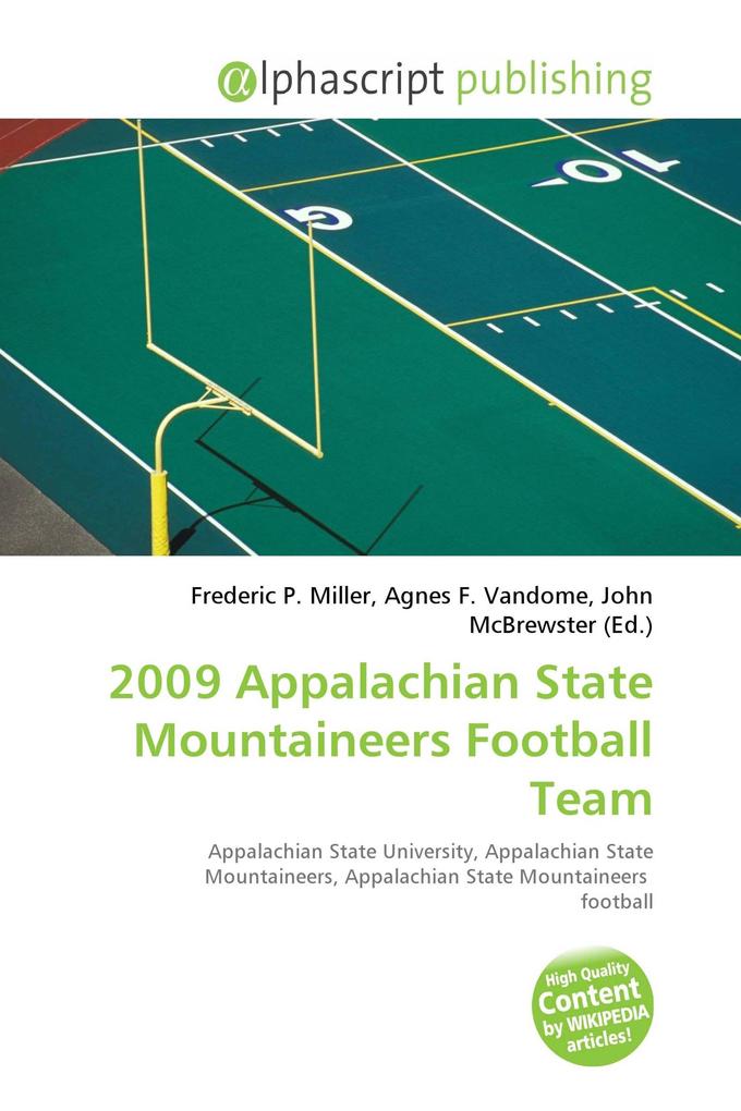 2009 Appalachian State Mountaineers Football Team
