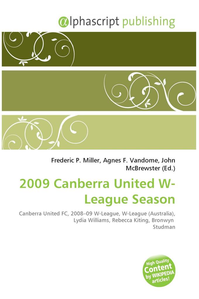 2009 Canberra United W-League Season