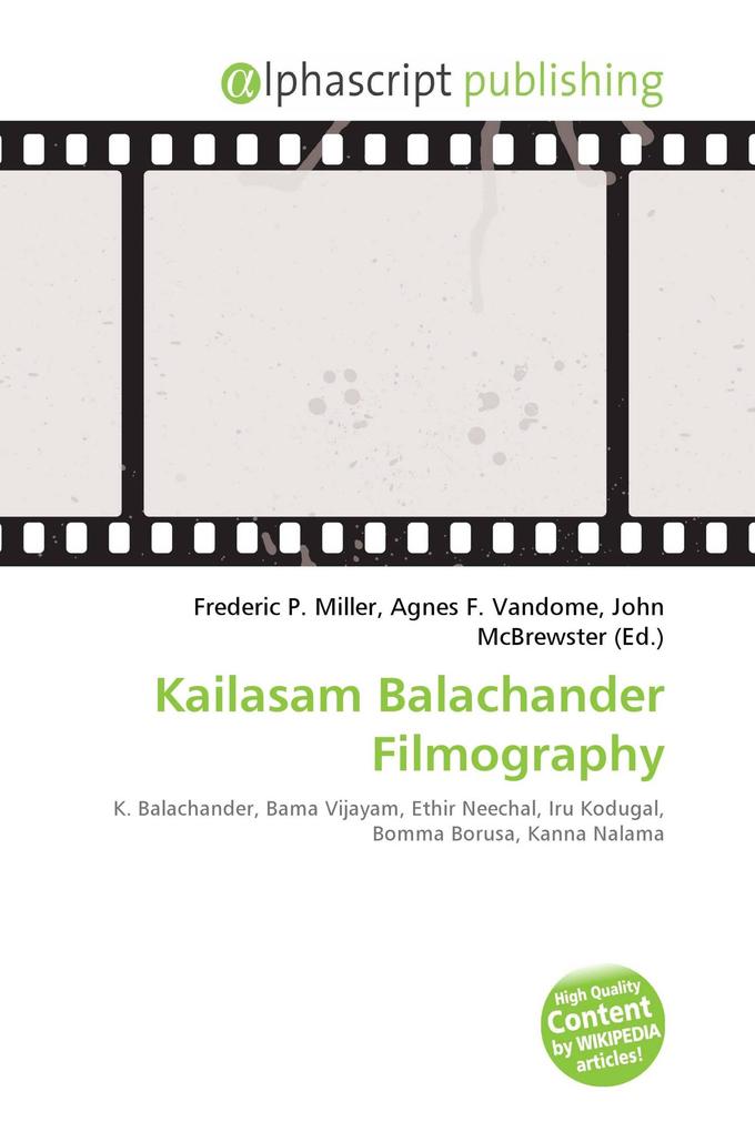 Kailasam Balachander Filmography
