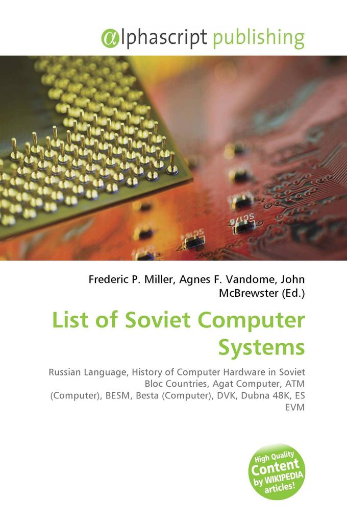 List of Soviet Computer Systems