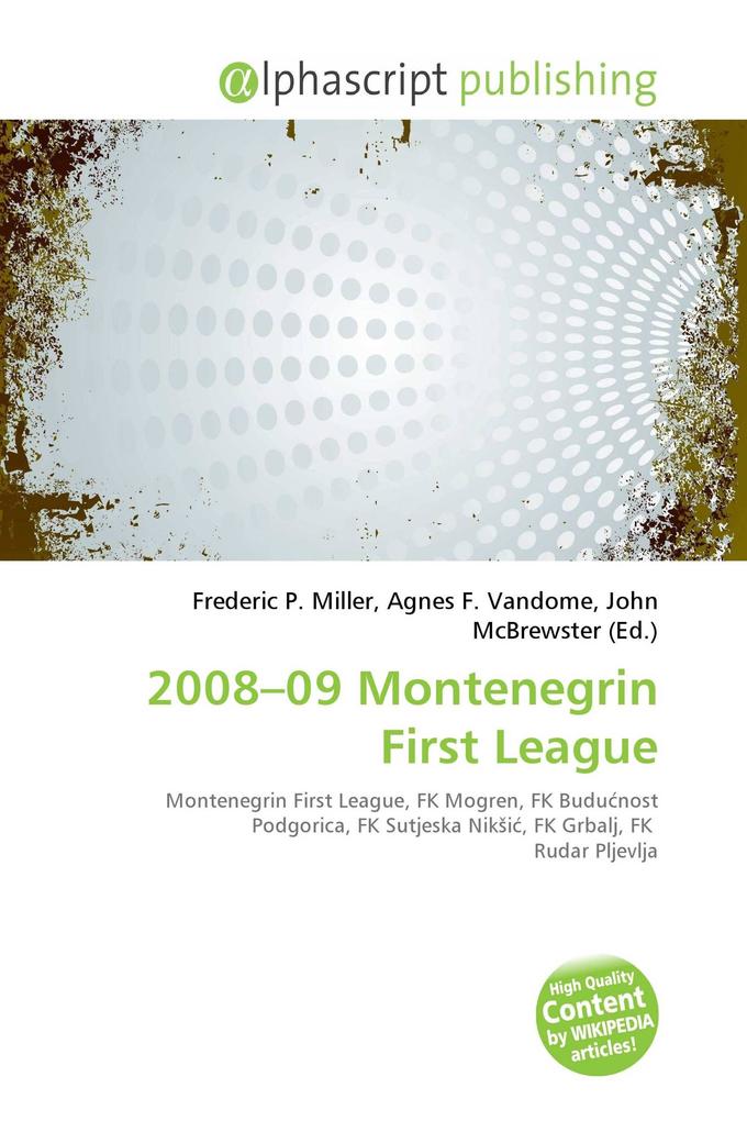 2008-09 Montenegrin First League