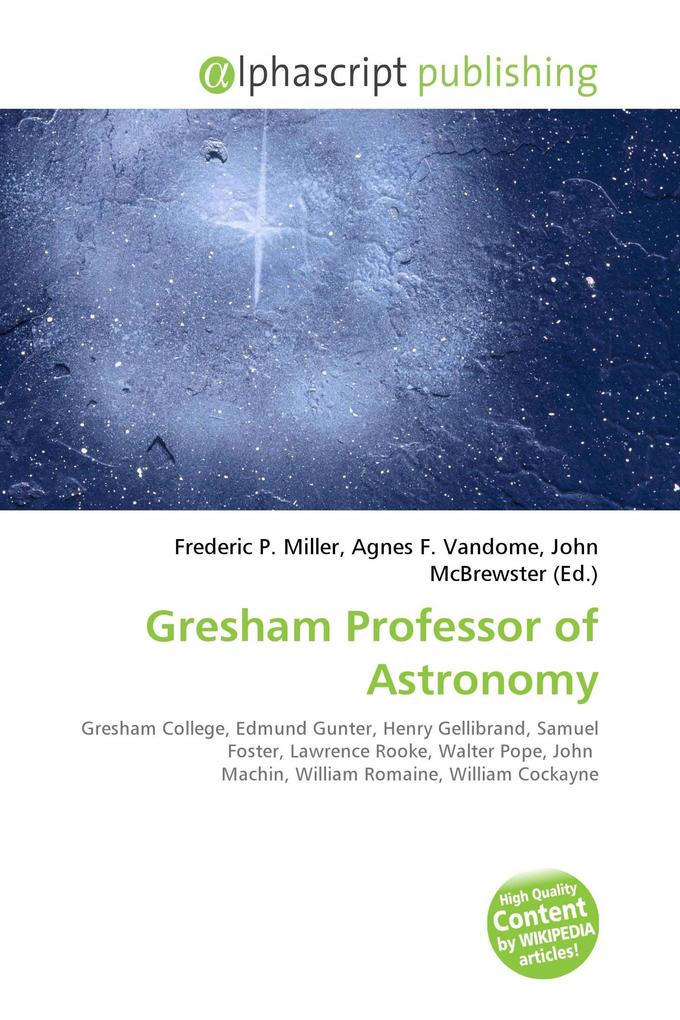 Gresham Professor of Astronomy