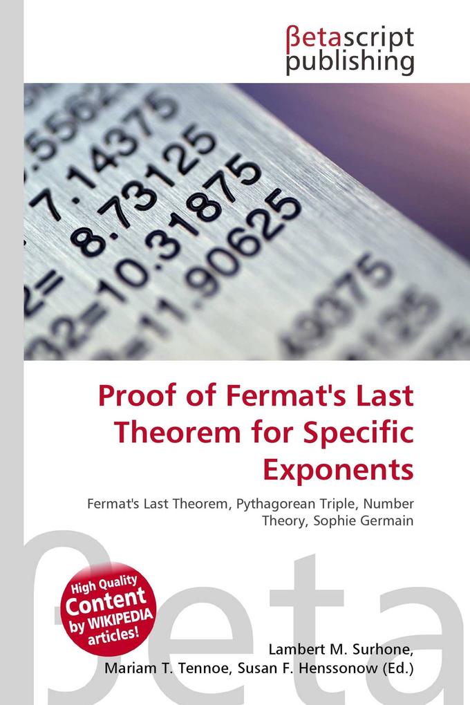Proof of Fermat's Last Theorem for Specific Exponents