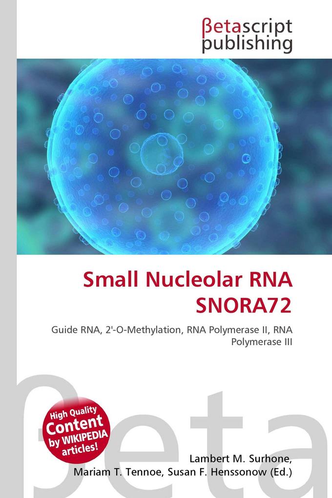 Small Nucleolar RNA SNORA72