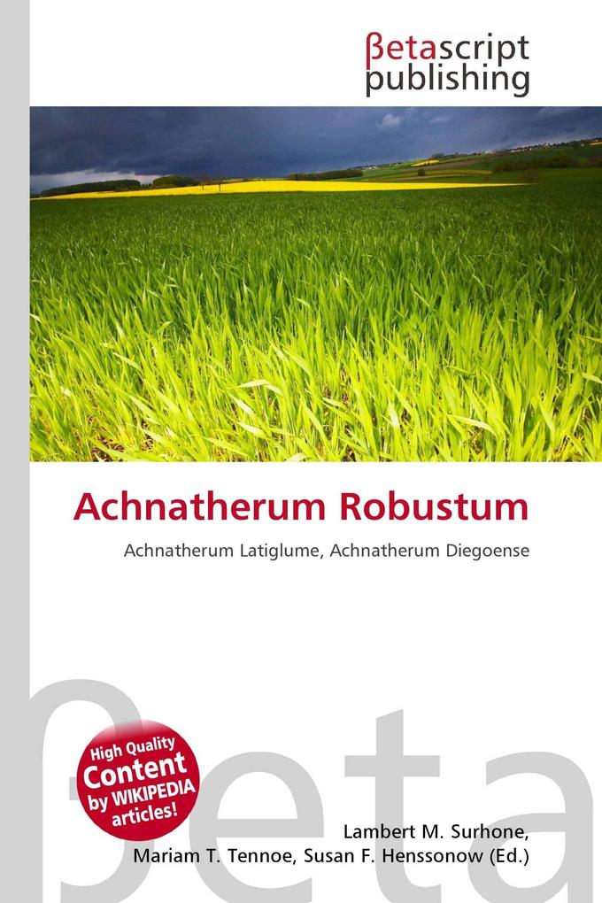 Achnatherum Robustum
