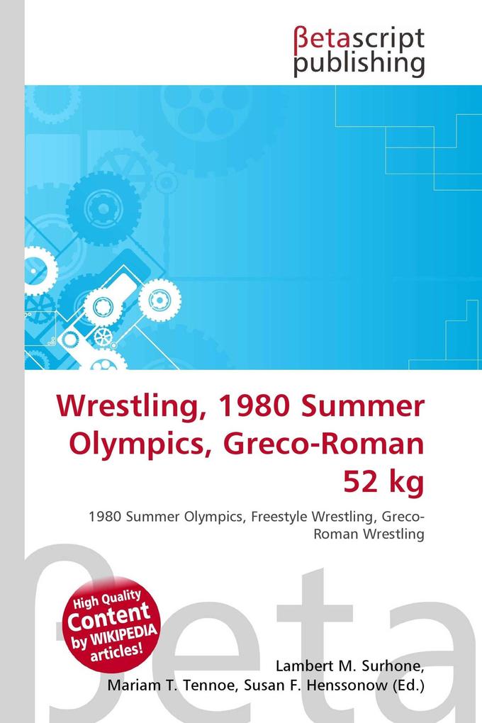 Wrestling 1980 Summer Olympics Greco-Roman 52 kg