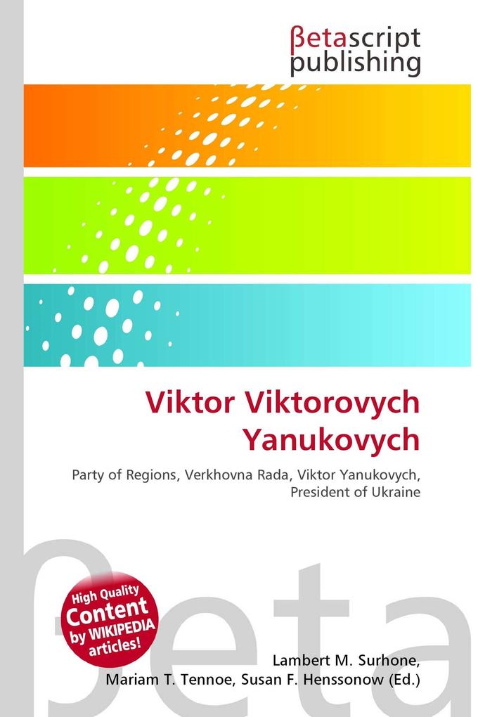 Viktor Viktorovych Yanukovych