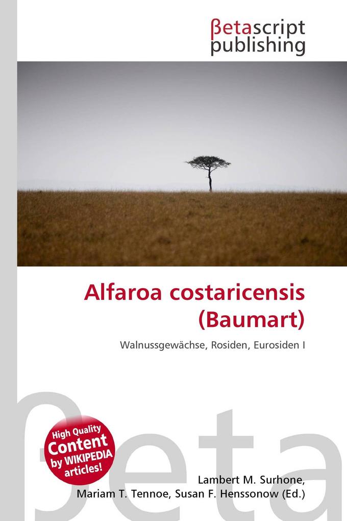Alfaroa costaricensis (Baumart)