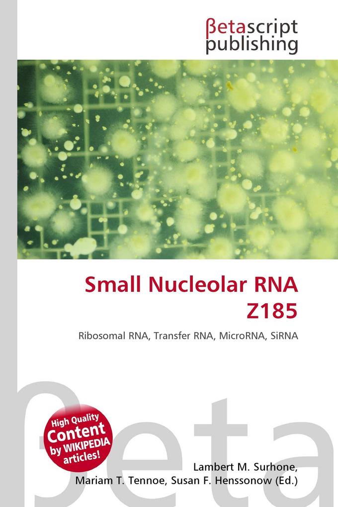 Small Nucleolar RNA Z185