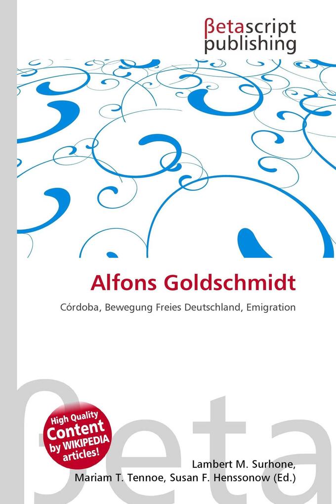 Alfons Goldschmidt
