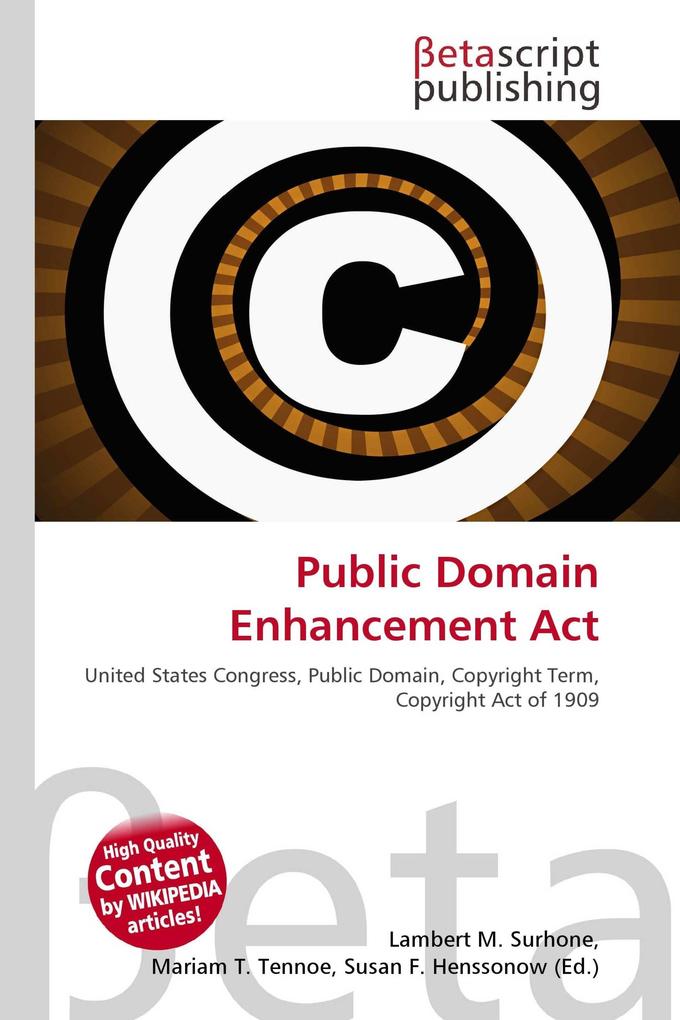 Public Domain Enhancement Act