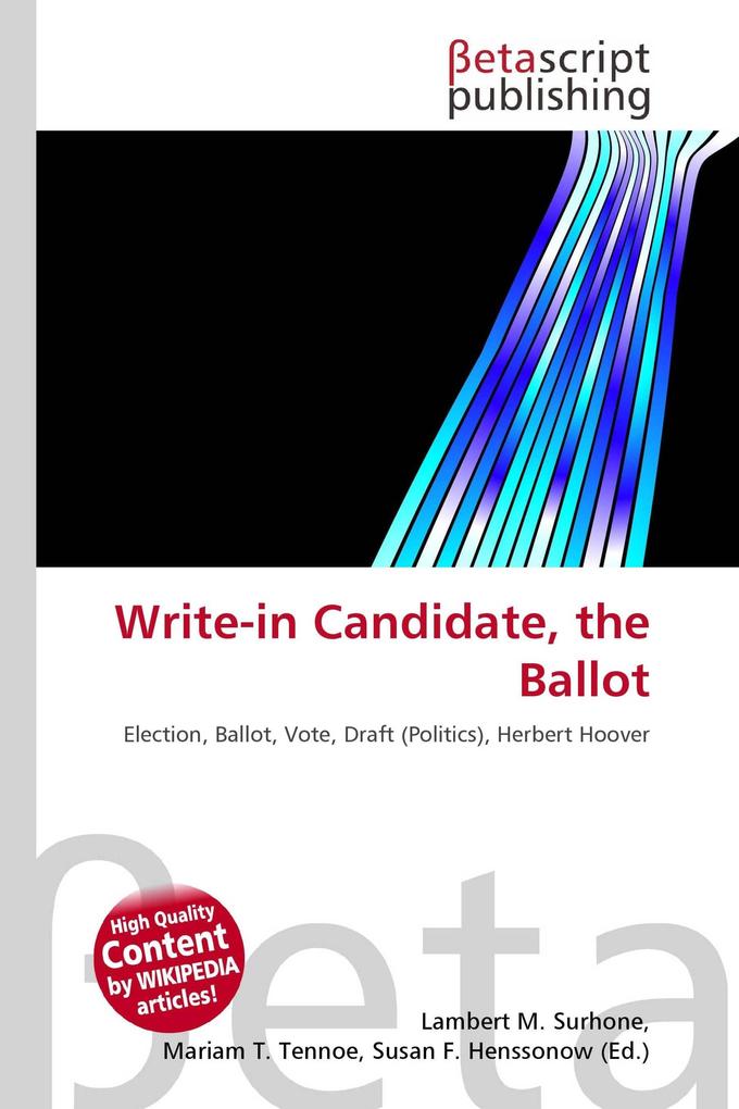 Write-in Candidate the Ballot